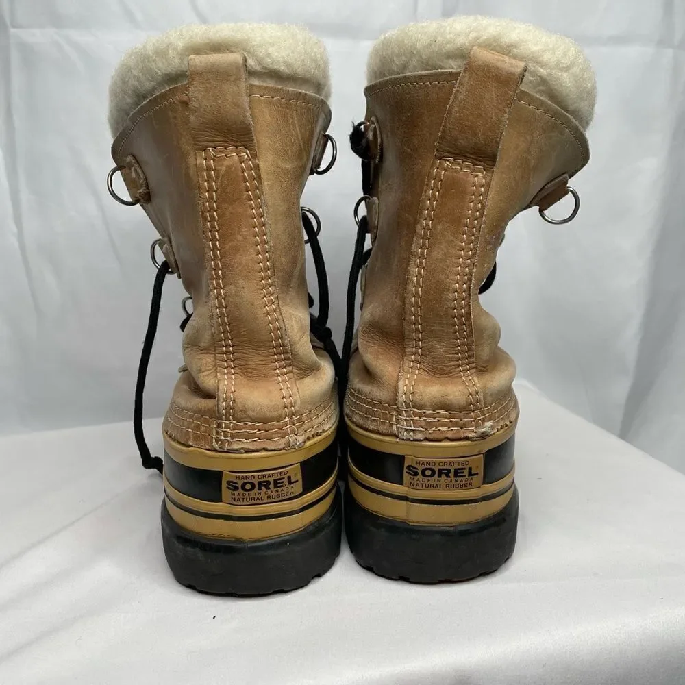 Sorel Caribou Leather‎ Kaufman Rubber Snow Boot - Men’s 9